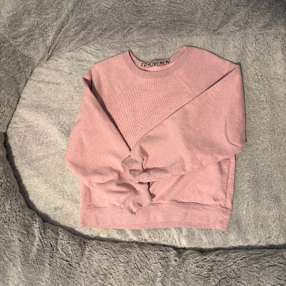 Free People Heathered Pink Jogger Set - Size Small - Picture 4 of 4